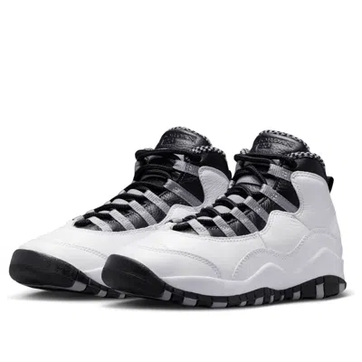 Air Jordan (gs)  10 Retro 'steel' 2013 In White