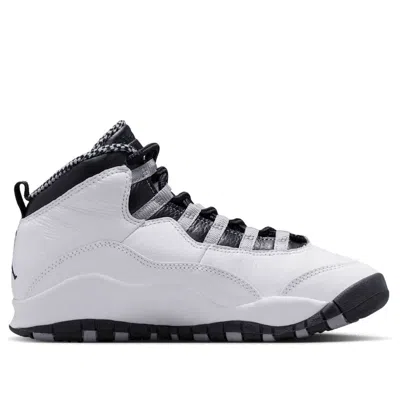 Air Jordan (gs)  10 Retro 'steel' 2013 In White