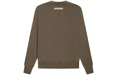 Essentials (gs) Fear Of God  Fw21 Knit Pullover Harvest In Gray