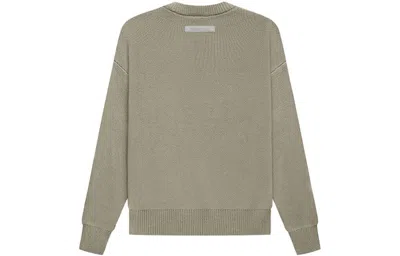 Essentials (gs) Fear Of God  Fw21 Knit Pullover Pistachio In Gray