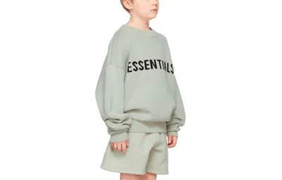 Essentials (gs) Fear Of God  Fw21 Green/concrete Pullover Sweater