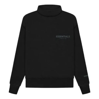 Essentials Fear Of God  Fw21 Kids Pullover Mockneck Stretch Limo 'black'