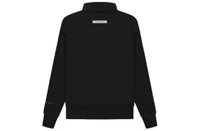 Essentials Fear Of God  Fw21 Kids Pullover Mockneck Stretch Limo 'black'