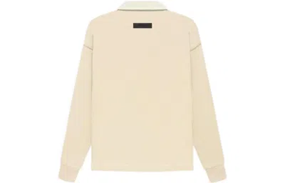 Essentials (gs) Fear Of God  Fw22 Henley Rugby Polo Egg Shell In Multi