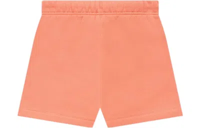 Essentials (ps) Fear Of God  Fw22 Sweatshort 'coral' In Orange
