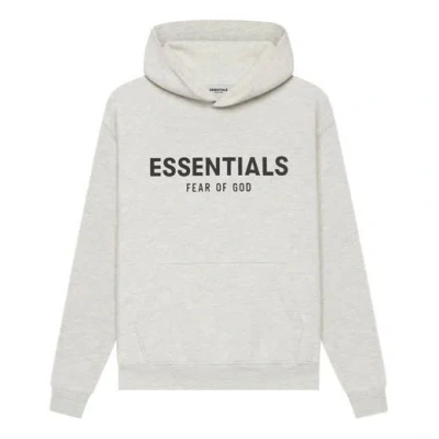 Essentials (gs) Fear Of God  Ss21 Hoodie 'light Heather Oatmeal' In Gray