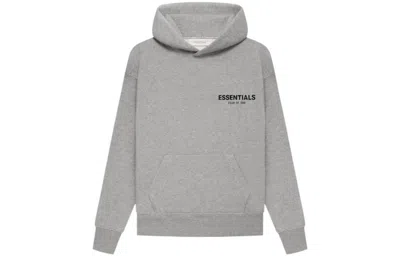 Essentials (gs) Fear Of God  Ss22 Hoodie 'dark Oatmeal' In Gray