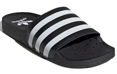 Adidas Originals Men's Adilette Comfort Slide Sandals From Finish Line In Black