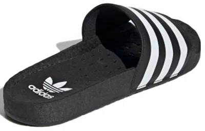 Adidas Originals Men's Adilette Comfort Slide Sandals From Finish Line In Black