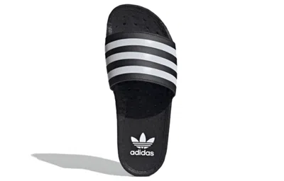 Adidas Originals Men's Adilette Comfort Slide Sandals From Finish Line In Black