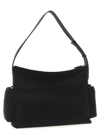 Mcm Nylon Shoulder Bag With Spacious Compartments
