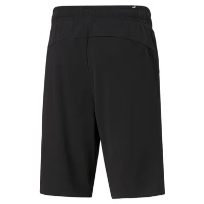 Puma Essentials Jersey Shorts 'black' In Blue