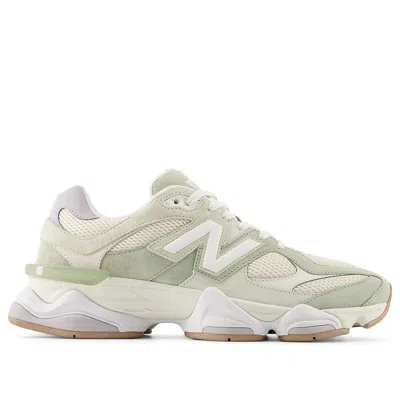New Balance 9060 'light Moss Green' In White