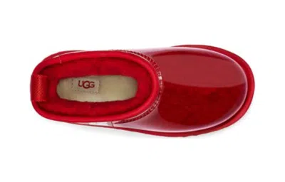 Ugg (ps)  Classic Clear Mini 'red' In Multi
