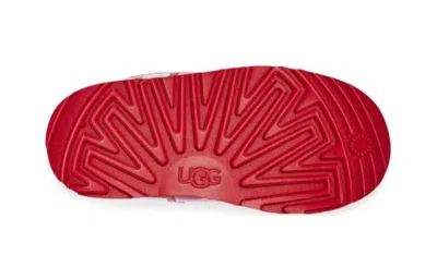 Ugg (ps)  Classic Clear Mini 'red' In Multi