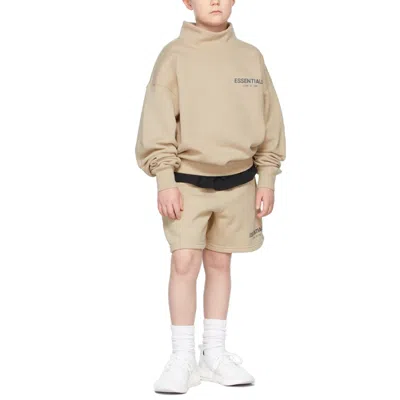 Essentials Fear Of God  Fw21 Sweatshort 'beige' In Brown