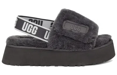 Ugg (wmns)  Disco Slide Thick Sole Gray Slippers