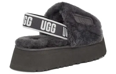Ugg (wmns)  Disco Slide Thick Sole Gray Slippers