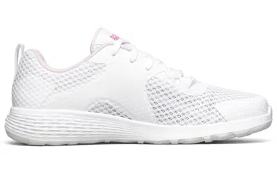 Skechers (wmns)  Go Walk Cool Running Shoes White/pink In Red