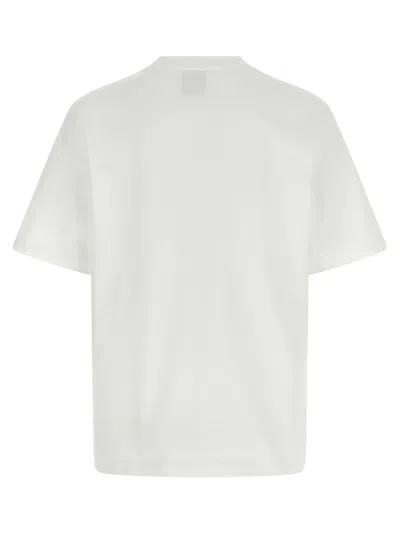 Casablanca Oversize Crew Neck T-shirt With Graphic Print In White