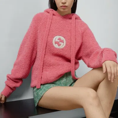 Gucci (wmns)  Interlocking G Boucl Hoodie 'pink'