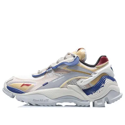 Li-ning Aurora Skywalker Y2k Paris Fashion Week 'white Grey Blue' In Neutral