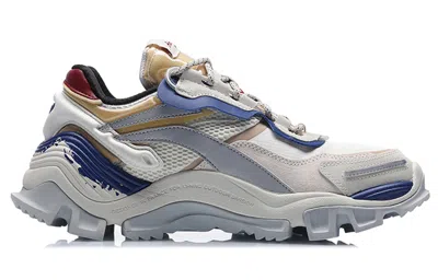 Li-ning Aurora Skywalker Y2k Paris Fashion Week 'white Grey Blue' In Neutral