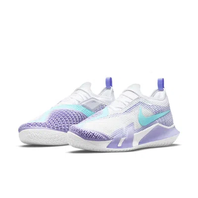 Nike (wmns)  Court React Vapor Nxt 'purple Pulse Copa' In White
