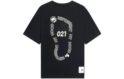 Li-ning Badfive Graphic Loose Fit T-shirt 'black White'