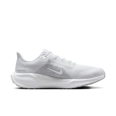 Nike Air Zoom Pegasus 41 Extra Wide 'white Pure Platinum Silver' In Multi