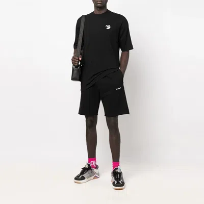 Off-white Men's  Ss22 Side Logo Arrow Printing Shorts Loose Fit Black