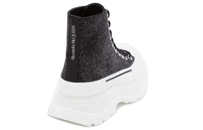 Alexander Mcqueen (wmns)  Tread Slick Boot 'galaxy Black' In Multi