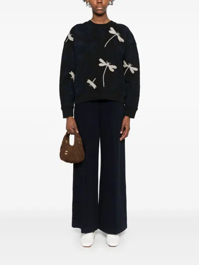 Forte Forte Cotton Trousers In Blue