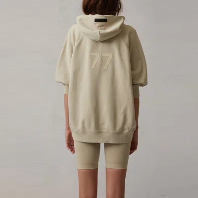 Essentials (wmns) Fear Of God  Ss22 3/4 Sleeve Hoodie Wheat In Neutral