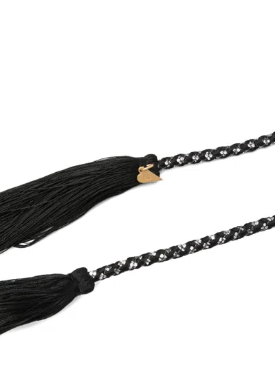 Forte Forte Crystal And Tassels Belt