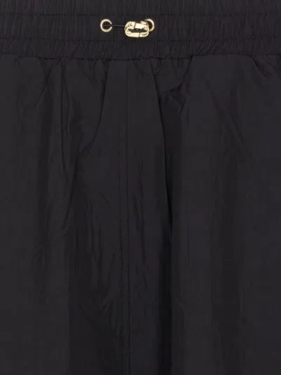 Liu •jo Elasticated-waist Midi Skirt In Black