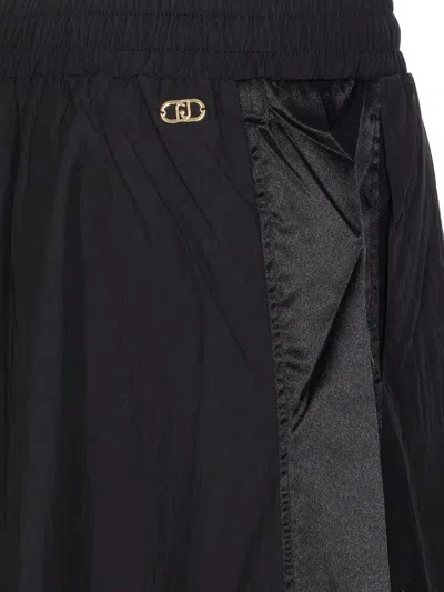 Liu •jo Elasticated-waist Midi Skirt In Black