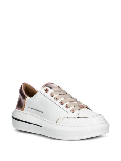 Alexander Smith Lancaster Sneakers In White