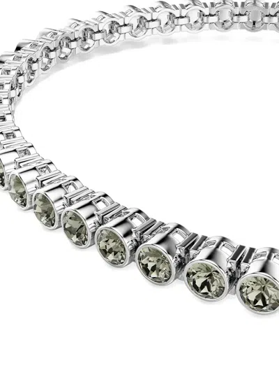 Swarovski Imber Emily Tennis Crystal-embellished Chain Bracelet In Metallic