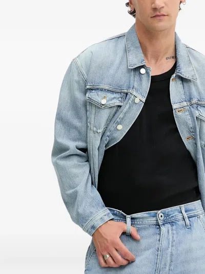 Won Hundred Button-up Denim Jacket In Blue