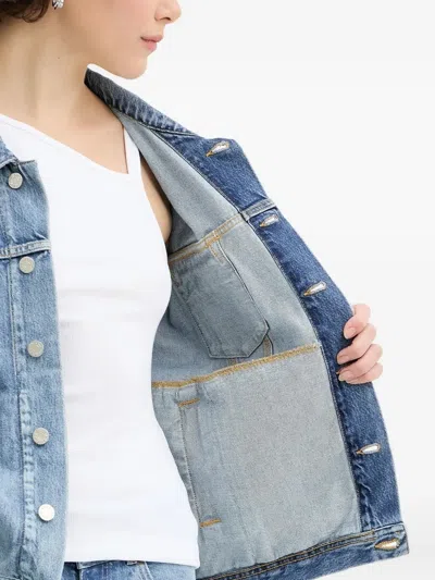 Won Hundred Button-up Denim Jacket In Blue