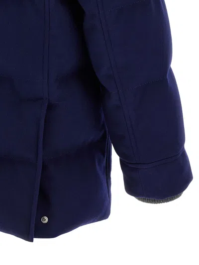 Brunello Cucinelli Padded Jacket In Blue