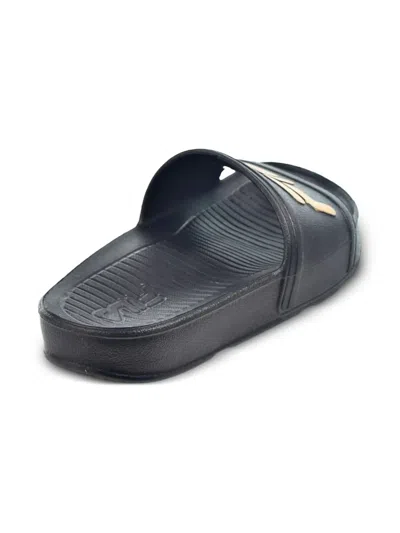 SLEEK LT BLACK/METALLIC GOLD 拖鞋