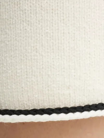 Theory Wool-blend Knit Mini Skirt In Gray