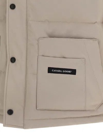 Canada Goose Freestyle Crew Quilted Padded Vest In Neutral
