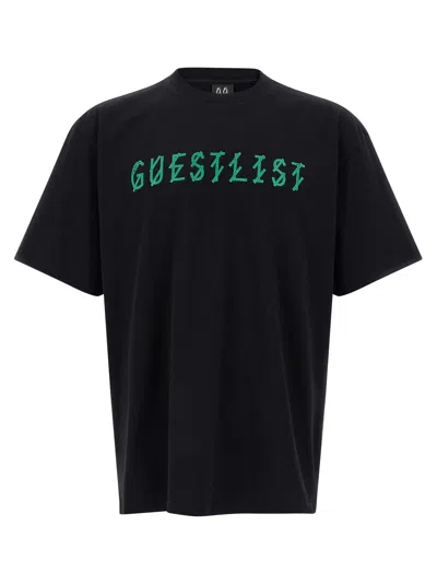 44 Label Guestlist T-shirt Black In Black