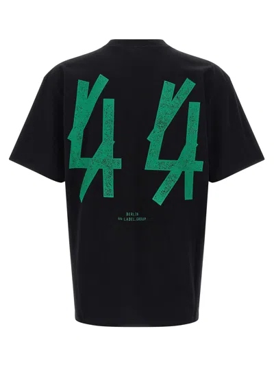 44 Label Guestlist T-shirt Black In Black