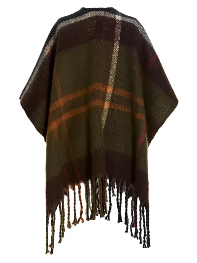 Barbour Isla Boucle Serape Cape In Multi