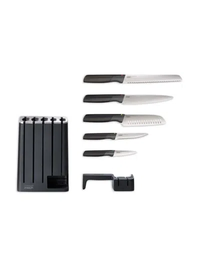 Joseph Joseph Elevate™ Slimblock Knife With Sharpener (set Of Five) In Black