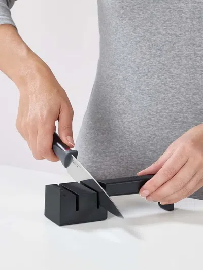 Joseph Joseph Elevate™ Slimblock Knife With Sharpener (set Of Five) In Black